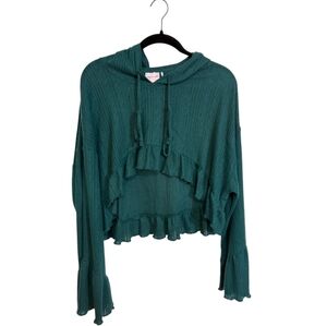 Urban Outfitters Teal Knit Pj Set